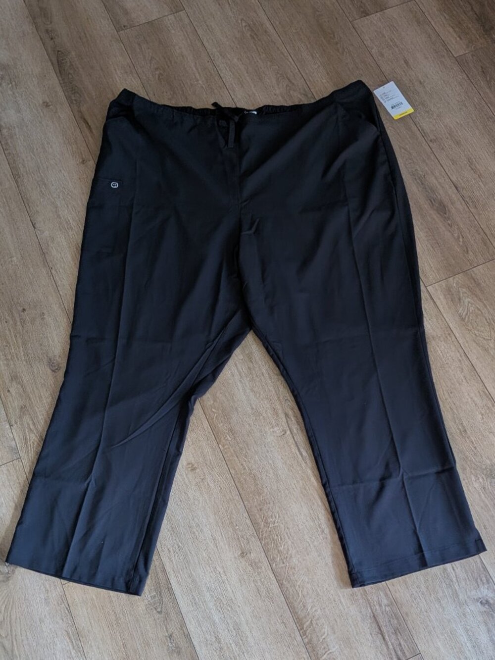 NWT Wink Stretch Cargo Women's 5255 Scrub Pants Black  Drawstring Plus size 5X